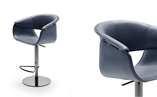 Modern Luxury Leather Bar Stools