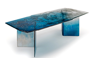 Luxury Artisan Glass Dining Table