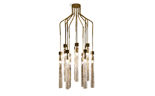 Chandelier with Luxurious Murano Glass 