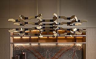 High End Sculptural Chandelier 