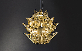 Modern Design Metal Chandelier - Gold