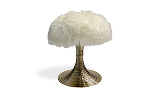 Luxury Artisan Metal Stool 