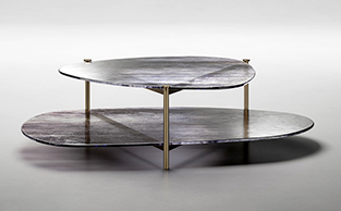 Murano Glass 2 Tier Coffee Table