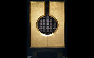 Luxury Gold Leaf Cocktail Cabinet