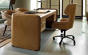 Luxury Italian Leather Desk
