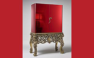 Luxury Modern Baroque Bar Cabinet