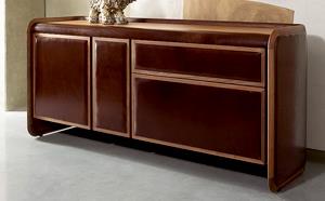 Luxury Italian Leather Sideboard