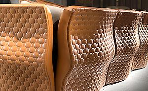 Modern Luxury Quilted Leather Sofas
