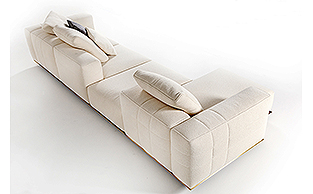 Modern Designer Italian Leather Sofa 