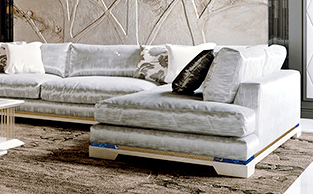 Luxury Tiger Eye Design Sofa 