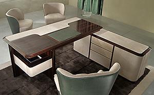 Luxury Italian Leather Desk