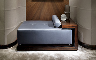 Luxury Macassar Ebony Bench SM