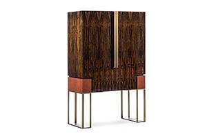 Macassar Ebony Cocktail Cabinet