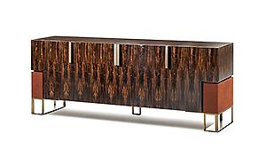 Luxury Macassar Ebony Sideboard