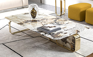 Luxury Marble Coffee Table Calacatta