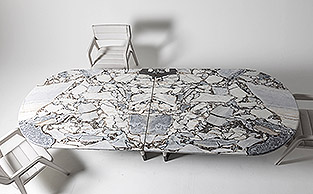 High End Italian Marble Dining Table