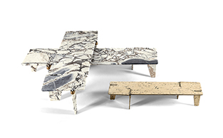 Luxury Marble Low Coffee table Cluster