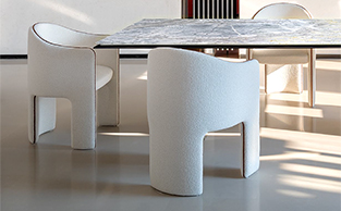 Upholstered Designer Luxury Dining Chair 