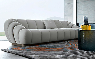 Modern Designer Sofa with Straight Design