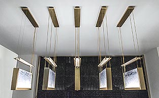 Architectural Designer Chandelier with Murano Glass