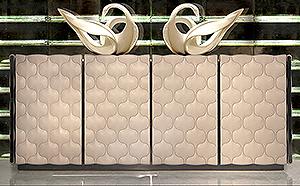 Luxury Leather Upholstered Sideboard