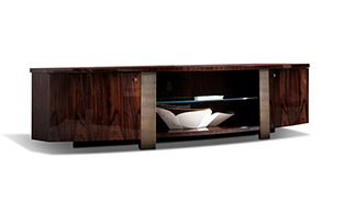 Luxury Rosewood Low Media Sideboard