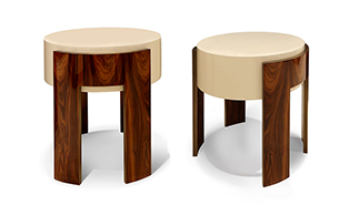 Modern Design Rosewood Side Tables