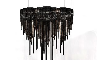 Modern Sculptural Chains Chandelier