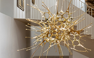 Sculptural Chandelier