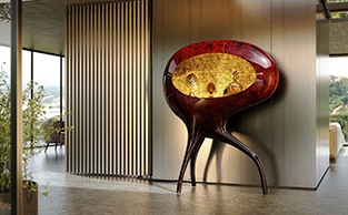 Sculptural Design Cocktail Bar