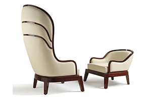 Modern Luxury High Back Armchair