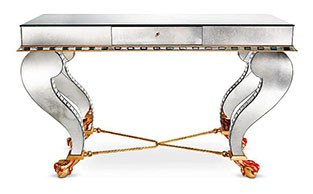 High End Venetian Glass Console Table